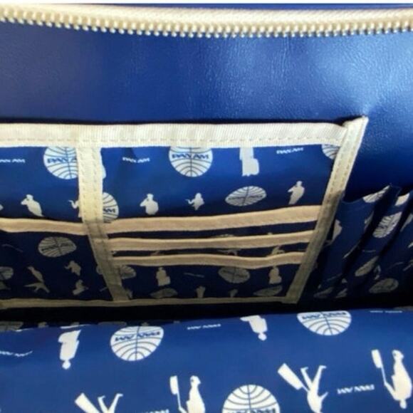 PAN AM "SECRET AGENT RELOADED" BAG CERTIFIED Vintage STYLE Pan am BLUE - Picture 8 of 8